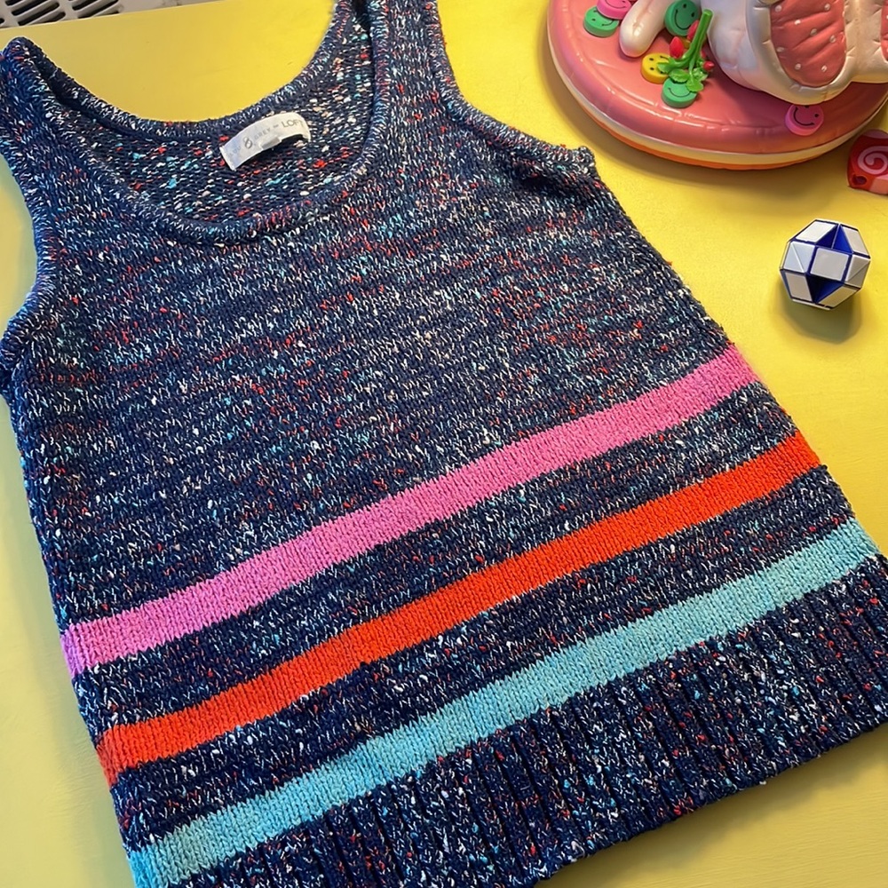LOU & GREY for LOFT 🧶 - Knit Tank Top, Size XS